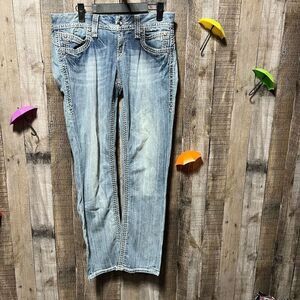 Rock Revival Light Blue Straight Leg Jeans
